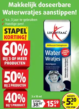 Lucovitaal Makkelijk doseerbare Waterwratjes aanstippen aanbieding