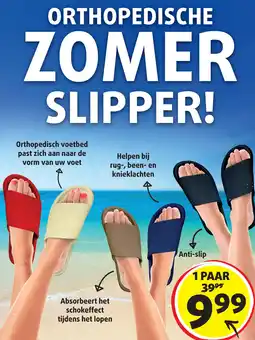 Lucovitaal Orthopedische zomer slipper aanbieding