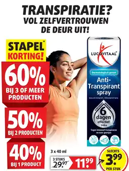 Lucovitaal Anti- Transpirant spray aanbieding