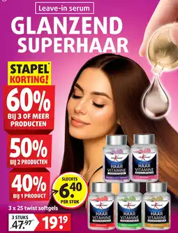 Lucovitaal Leave-in serum glanzend superhaar aanbieding