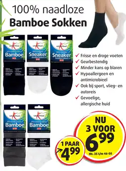 Lucovitaal Bamboe Sokken aanbieding