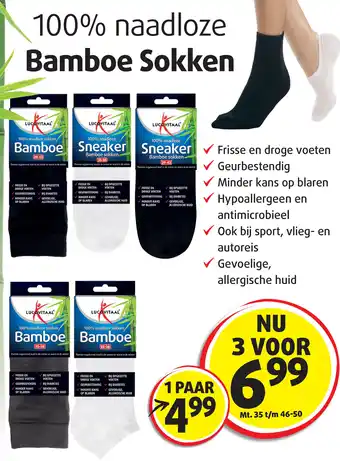 Lucovitaal Bamboe Sokken aanbieding