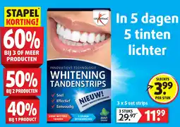 Lucovitaal Whitening tandenstrips aanbieding