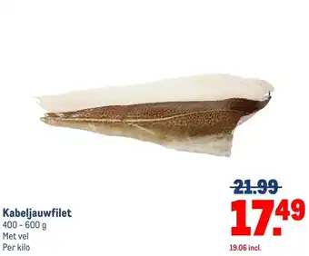 Makro Kabeljauwfilet aanbieding