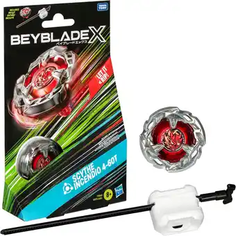 Amazon Beyblade X Scythe Incendio 4-60T Starterpack, tol en launcher aanbieding