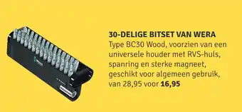 Nijhof 30-Delige Bitset Van Wera aanbieding