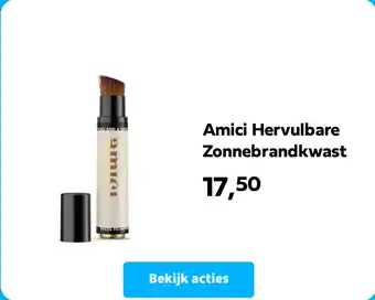 Plein.nl Amici Hervulbare Zonnebrandkwast aanbieding