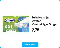 Plein.nl Swiffer Vloerreiniger Droge aanbieding