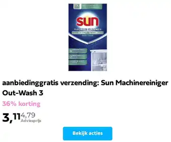Plein.nl Sun Machinereiniger Out-Wash 3 aanbieding