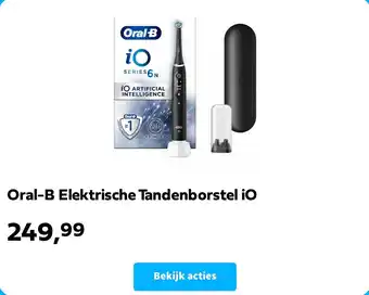 Plein.nl Oral-B Elektrische Tandenborstel iO aanbieding