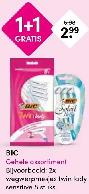 Drogisterij Visser BIC aanbieding