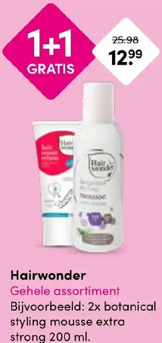 Drogisterij Visser Hairwonder aanbieding