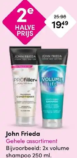 Drogisterij Visser John Frieda aanbieding