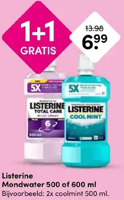 Drogisterij Visser Listerine Mondwater aanbieding