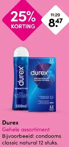 Drogisterij Visser Durex aanbieding