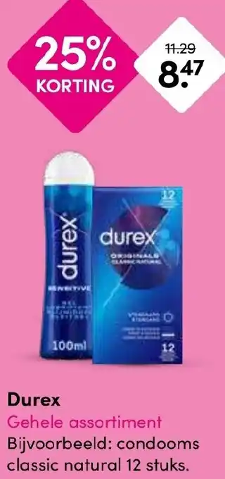 Drogisterij Visser Durex aanbieding