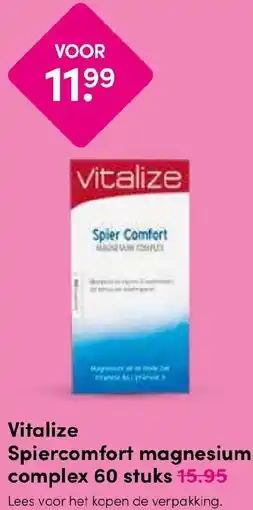 Drogisterij Visser Vitalize Spiercomfort magnesium complex aanbieding