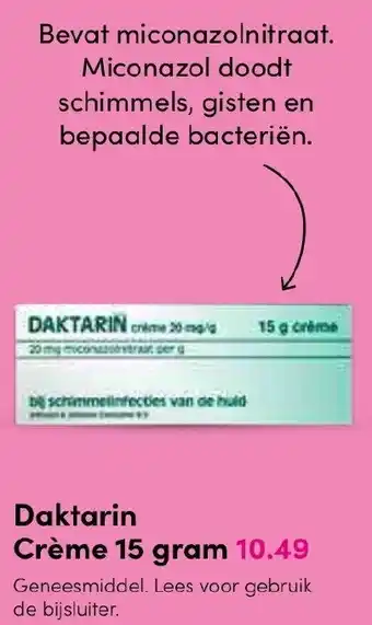 Drogisterij Visser Daktarin Crème aanbieding