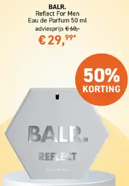 Mooi parfumerie BALR. Reflect aanbieding