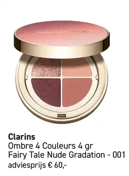 Mooi parfumerie Clarins Ombre 4 Couleurs aanbieding