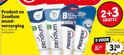 Kruidvat Prodent en Zendium mondverzorging aanbieding