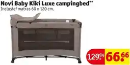 Kruidvat Novi Baby Kiki Luxe campingbed aanbieding