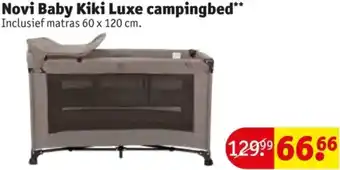 Kruidvat Novi Baby Kiki Luxe campingbed aanbieding