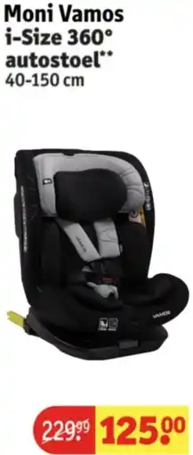 Kruidvat Moni Vamos i-Size 360° autostoel aanbieding