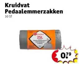 Kruidvat Kruidvat Pedaalemmerzakken aanbieding