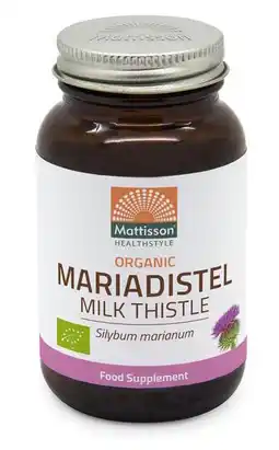 De Online Drogist Mattisson HealthStyle Mariadistel Capsules 120CP aanbieding