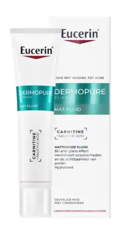 De Online Drogist Eucerin DermoPure Clinical Mat Fluid 50ML aanbieding