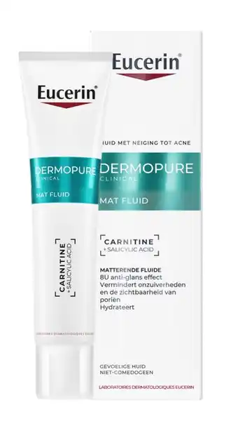 De Online Drogist Eucerin DermoPure Clinical Mat Fluid 50ML aanbieding