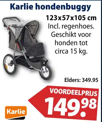 Huisdier Voordeelshop Karlie hondenbuggy aanbieding