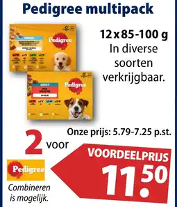 Huisdier Voordeelshop Pedigree multipack aanbieding