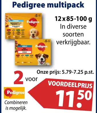 Huisdier Voordeelshop Pedigree multipack aanbieding