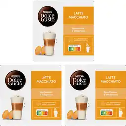 Jumbo Nescafé Dolce Gusto Latte Macchiato capsules - 3 x 16 koffiecups aanbieding