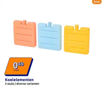 Action Koelelementen aanbieding