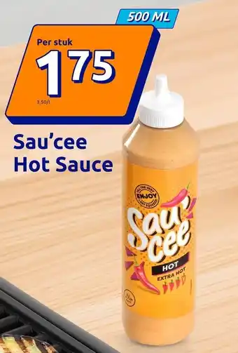 Action Sau'cee Hot Sauce aanbieding