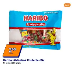 Action Haribo uitdeelzak Roulette-Mix aanbieding