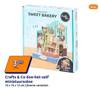 Action Crafts & Co doe-het-zelf miniatuurscène aanbieding