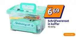 Action Schrijfwarenset in koffer aanbieding