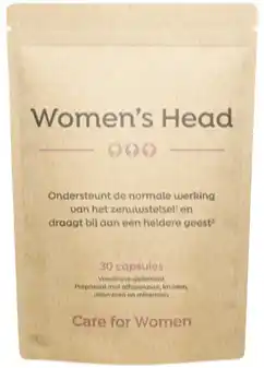 De Online Drogist Care for Women Women's Head Capsules 30CP aanbieding