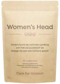 De Online Drogist Care for Women Women's Head Capsules 30CP aanbieding