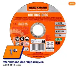 Action Werckmann doorslijpschijven aanbieding