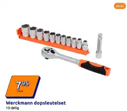 Action Werckmann dopsleutelset aanbieding