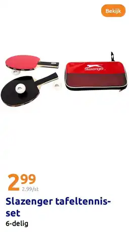 Action Slazenger tafeltennis set aanbieding