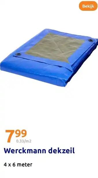 Action Werckmann dekzeil aanbieding