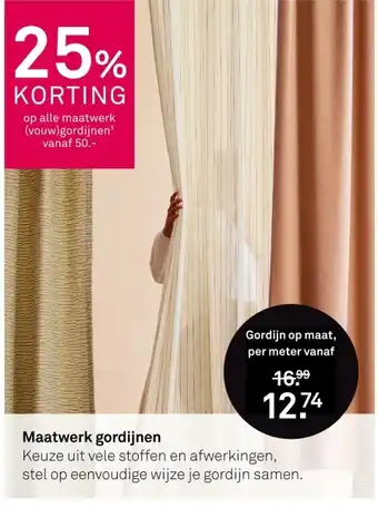 Karwei Maatwerk gordijnen aanbieding