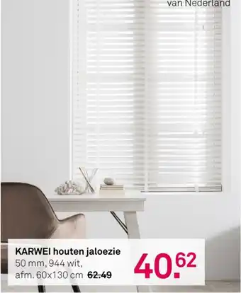 Karwei Karwei Houten Jaloezie aanbieding