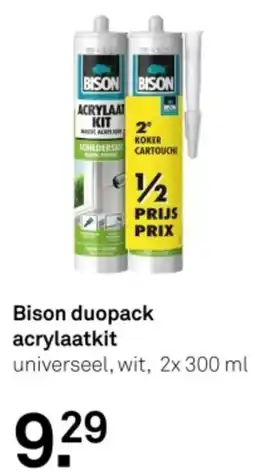 Karwei Bison Duopack Acrylaatkit aanbieding